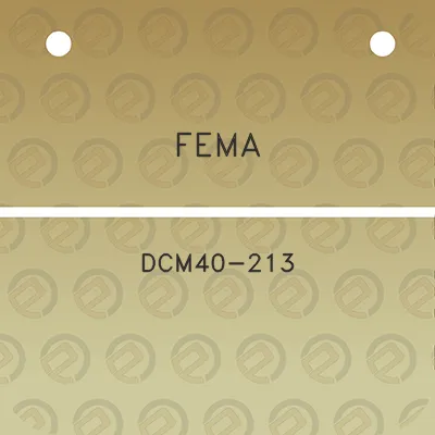 fema-dcm40-213