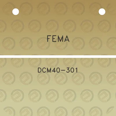 fema-dcm40-301