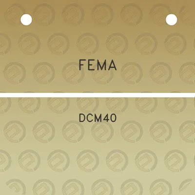 fema-dcm40