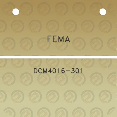 fema-dcm4016-301