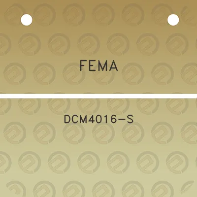 fema-dcm4016-s