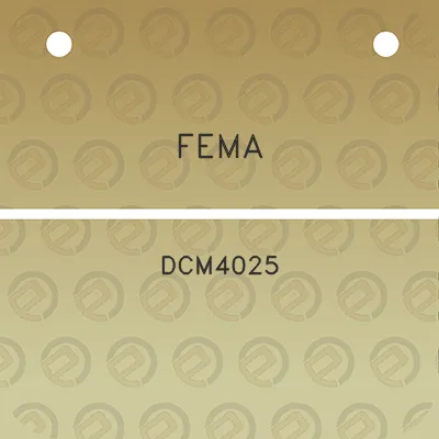 fema-dcm4025