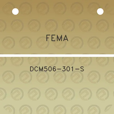 fema-dcm506-301-s