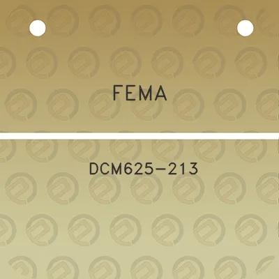 fema-dcm625-213