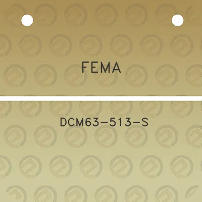 fema-dcm63-513-s