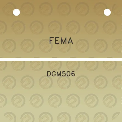 fema-dgm506