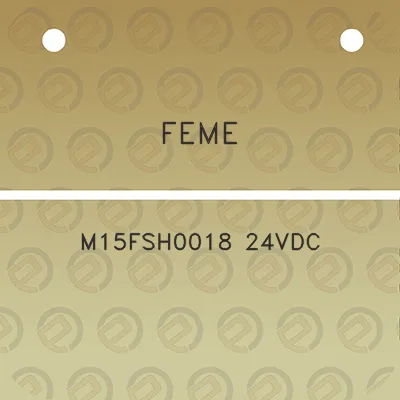 feme-m15fsh0018-24vdc