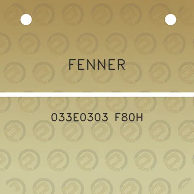 fenner-033e0303-f80h