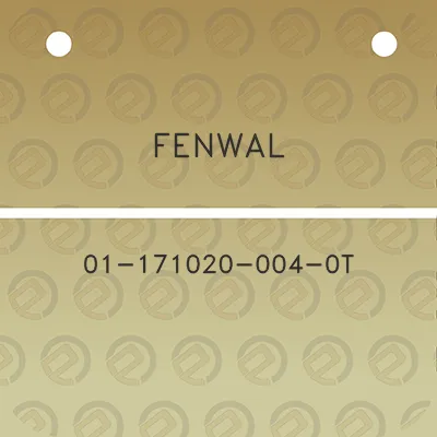 fenwal-01-171020-004-0t