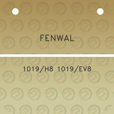 fenwal-1019h8-1019ev8