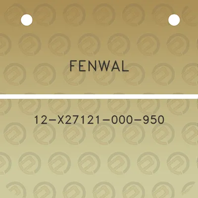 fenwal-12-x27121-000-950