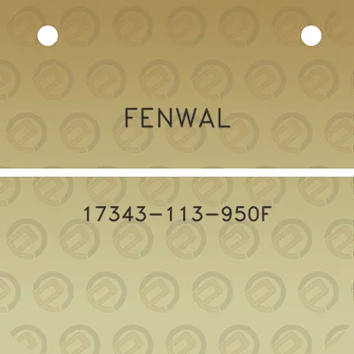 fenwal-17343-113-950f