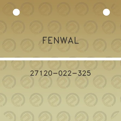 fenwal-27120-022-325