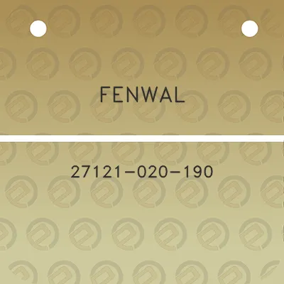 fenwal-27121-020-190