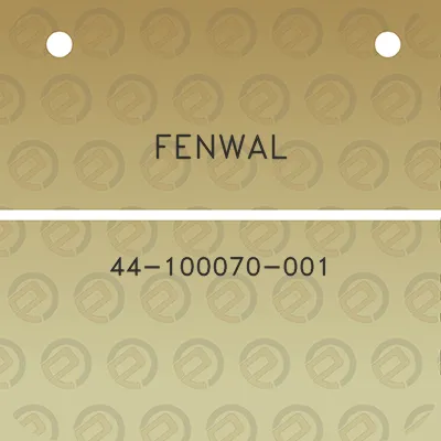 fenwal-44-100070-001