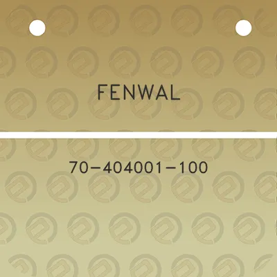 fenwal-70-404001-100