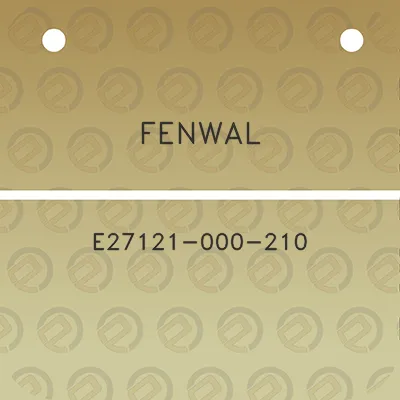 fenwal-e27121-000-210