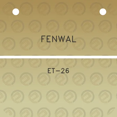 fenwal-et-26