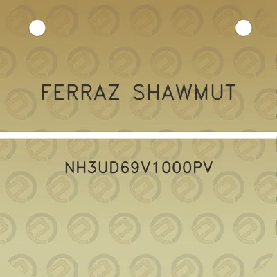 ferraz-shawmut-nh3ud69v1000pv