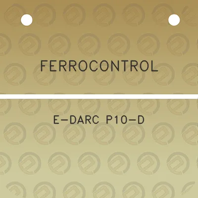 ferrocontrol-e-darc-p10-d