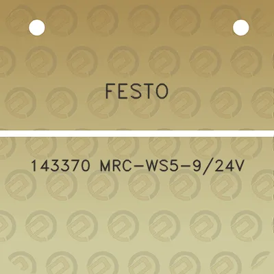 festo-143370-mrc-ws5-924v