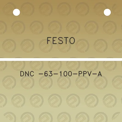 festo-dnc-63-100-ppv-a