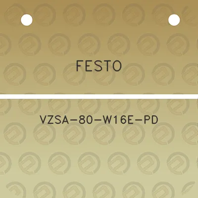 festo-vzsa-80-w16e-pd