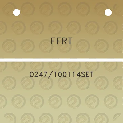 ffrt-0247100114set