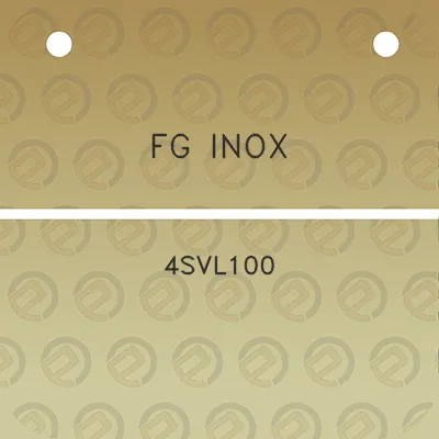 fg-inox-4svl100