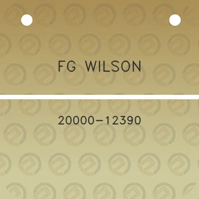 fg-wilson-20000-12390