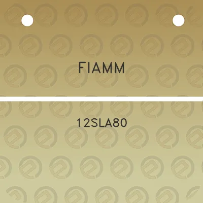 fiamm-12sla80