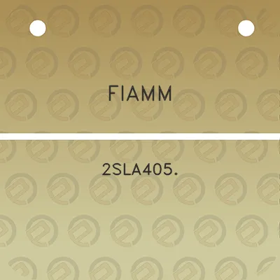 fiamm-2sla405