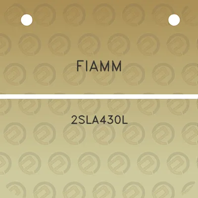 fiamm-2sla430l