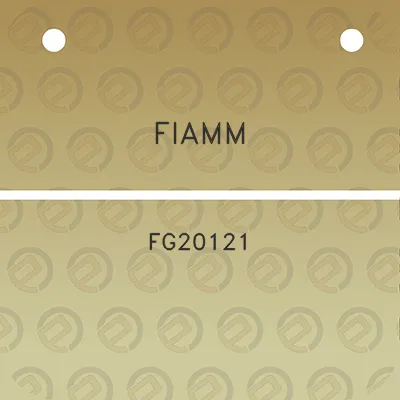 fiamm-fg20121