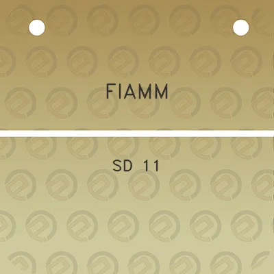 fiamm-sd-11