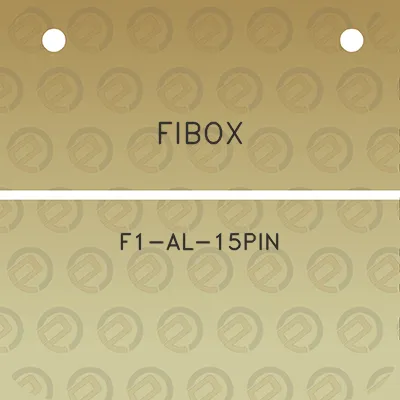 fibox-f1-al-15pin