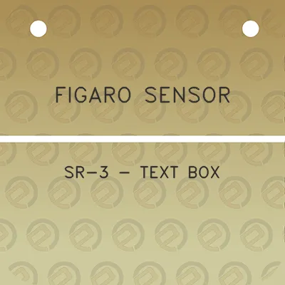 figaro-sensor-sr-3-text-box