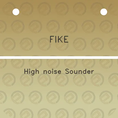 fike-high-noise-sounder