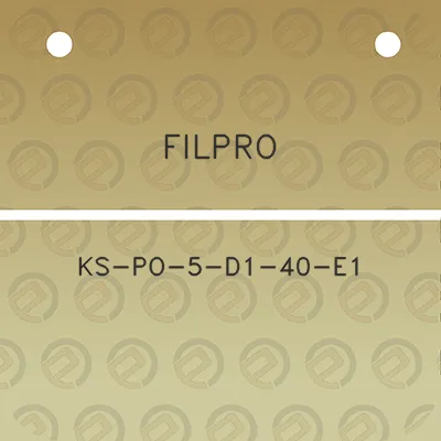 filpro-ks-po-5-d1-40-e1