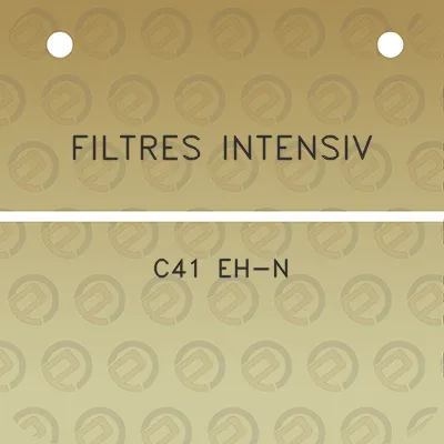 filtres-intensiv-c41-eh-n