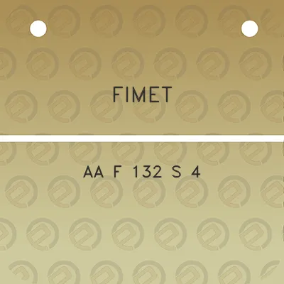 fimet-aa-f-132-s-4