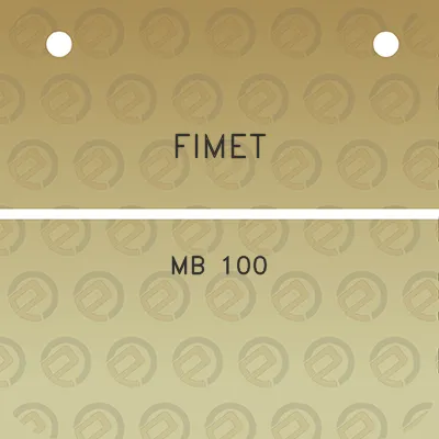 fimet-mb-100