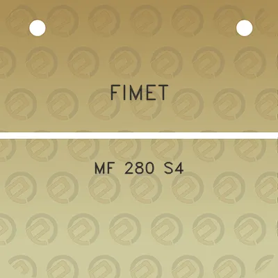 fimet-mf-280-s4