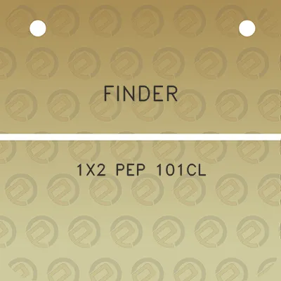 finder-1x2-pep-101cl