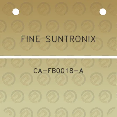 fine-suntronix-ca-fb0018-a