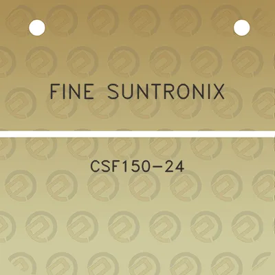 fine-suntronix-csf150-24