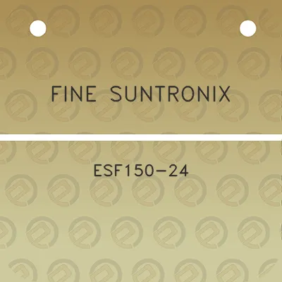 fine-suntronix-esf150-24