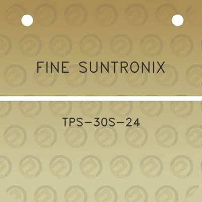 fine-suntronix-tps-30s-24