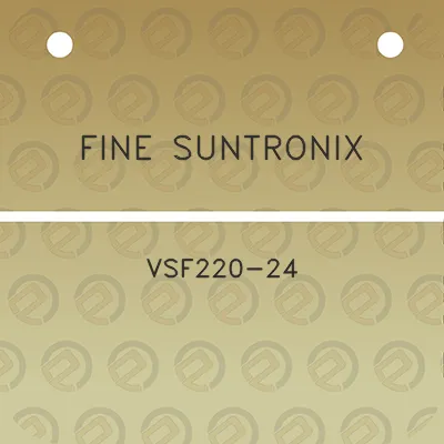 fine-suntronix-vsf220-24