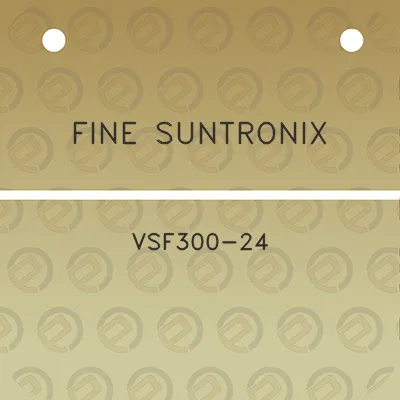 fine-suntronix-vsf300-24